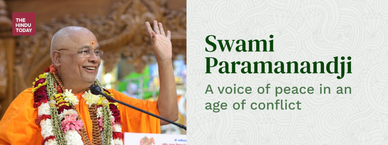 Swamiparamatmananda:A voice of peace in an age of conflict
