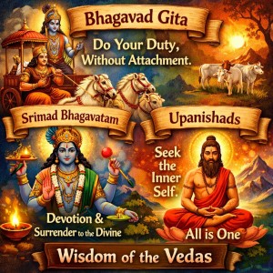 Teachings from Bhagavad Gita, Srimad Bhagavatam, Upanishads